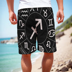 Astrology Sagittarius Sign Print Men's Cargo Shorts