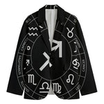 Astrology Sagittarius Sign Print Men's Cotton Blazer