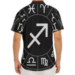 Astrology Sagittarius Sign Print Men's Deep V-Neck Shirt