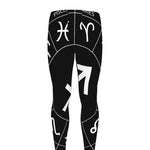 Astrology Sagittarius Sign Print Men's leggings
