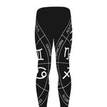 Astrology Sagittarius Sign Print Men's leggings