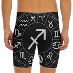 Astrology Sagittarius Sign Print Men's Long Boxer Briefs