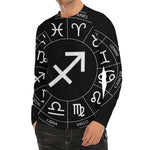 Astrology Sagittarius Sign Print Men's Long Sleeve Rash Guard