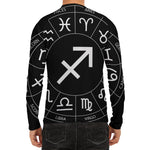 Astrology Sagittarius Sign Print Men's Long Sleeve Rash Guard