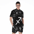 Astrology Sagittarius Sign Print Men's Romper