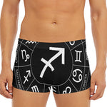 Astrology Sagittarius Sign Print Men's Short Boxer Briefs