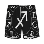Astrology Sagittarius Sign Print Men's Sports Shorts