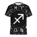 Astrology Sagittarius Sign Print Men's Athletic T-Shirt