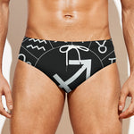 Astrology Sagittarius Sign Print Men's Swim Briefs