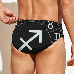 Astrology Sagittarius Sign Print Men's Swim Briefs