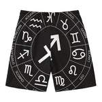 Astrology Sagittarius Sign Print Men's Swim Trunks