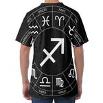 Astrology Sagittarius Sign Print Men's Velvet T-Shirt