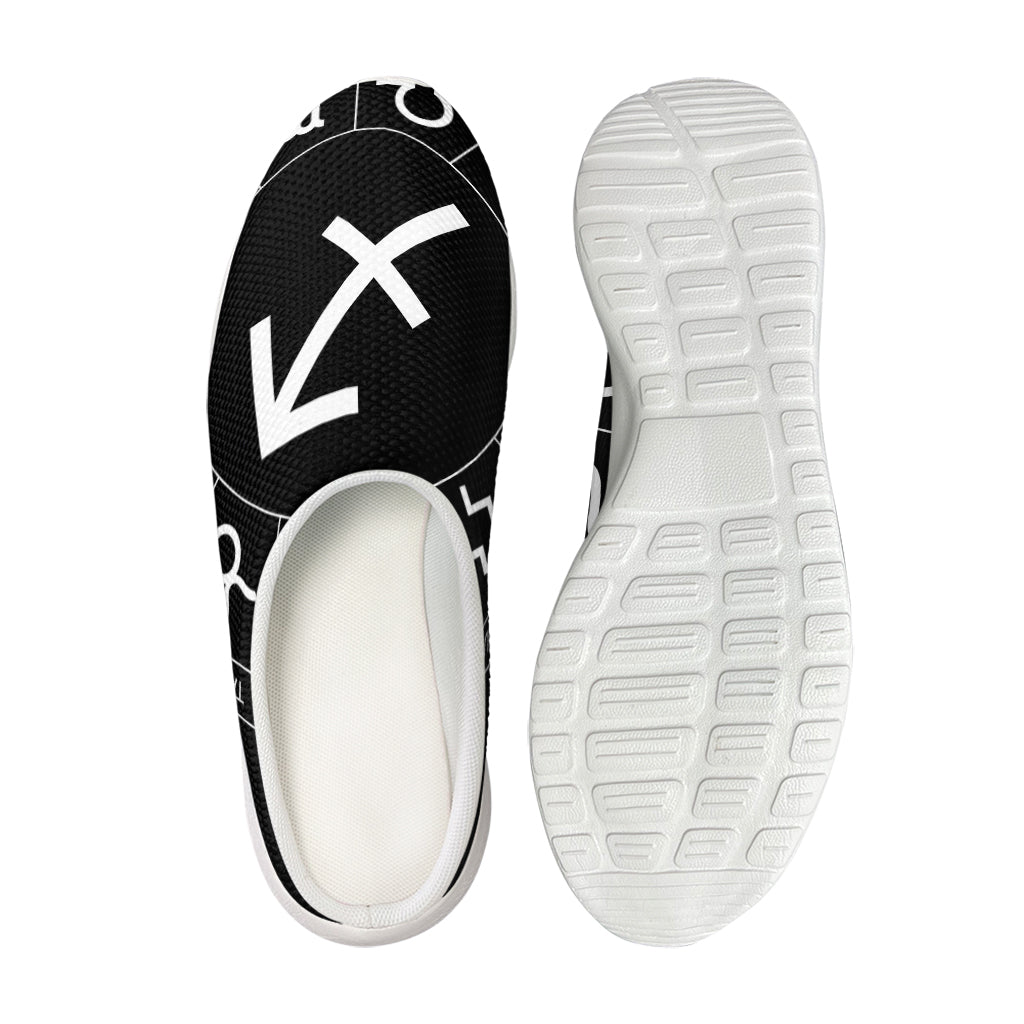 Astrology Sagittarius Sign Print Mesh Casual Shoes