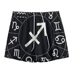 Astrology Sagittarius Sign Print Mesh Shorts