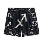 Astrology Sagittarius Sign Print Mesh Shorts