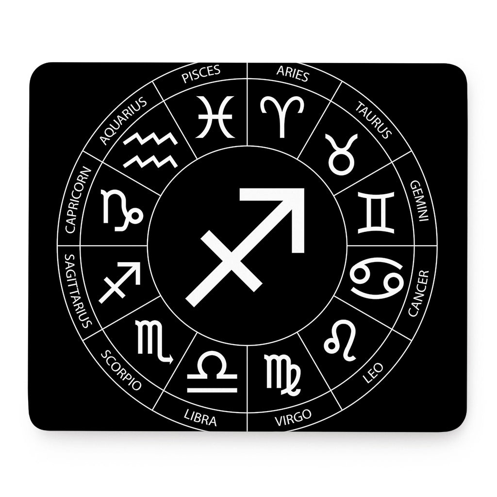 Astrology Sagittarius Sign Print Mouse Pad