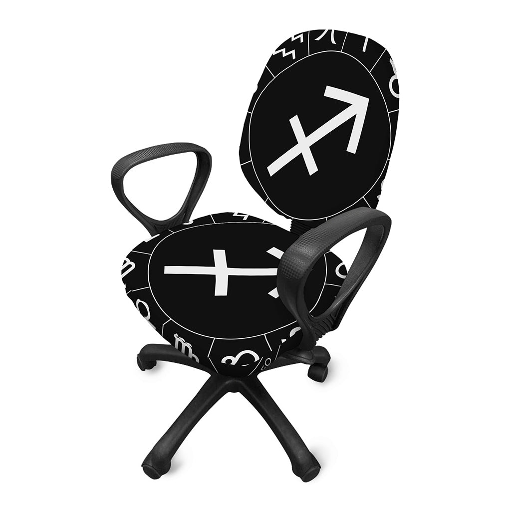 Astrology Sagittarius Sign Print Office Chair Cover