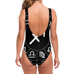 Astrology Sagittarius Sign Print One Piece Swimsuit