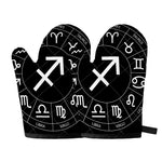 Astrology Sagittarius Sign Print Oven Mitts