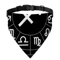 Astrology Sagittarius Sign Print Over The Collar Dog Bandana