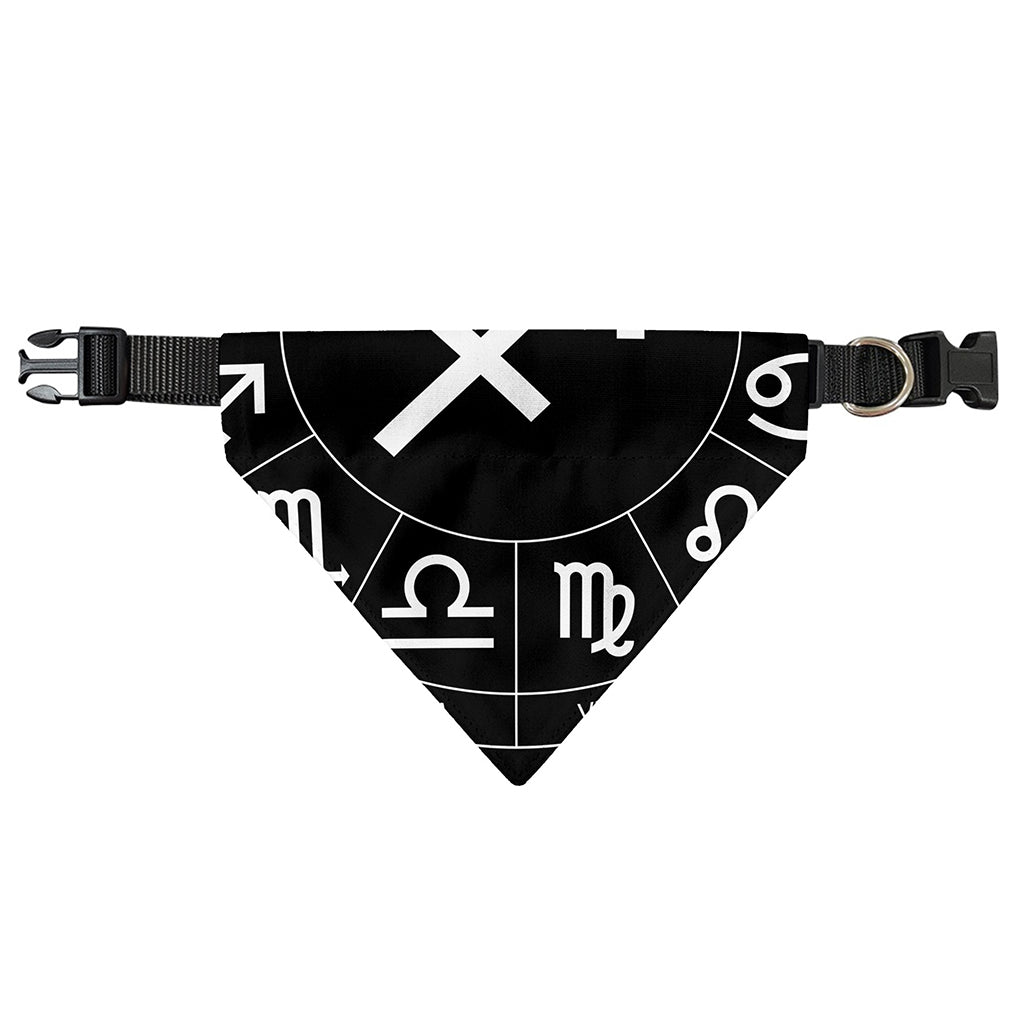 Astrology Sagittarius Sign Print Over The Collar Dog Bandana