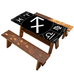 Astrology Sagittarius Sign Print Picnic Table Cover
