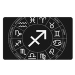 Astrology Sagittarius Sign Print Polyester Doormat
