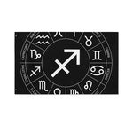 Astrology Sagittarius Sign Print Polyester Flag