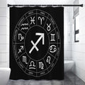 Astrology Sagittarius Sign Print Premium Shower Curtain