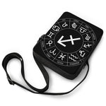 Astrology Sagittarius Sign Print Rectangular Crossbody Bag