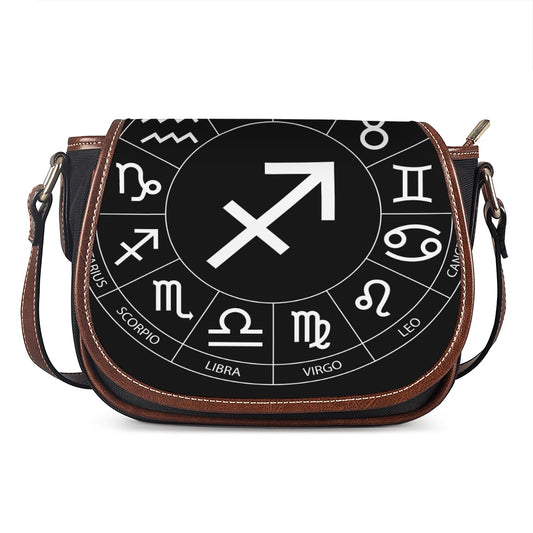 Astrology Sagittarius Sign Print Saddle Bag