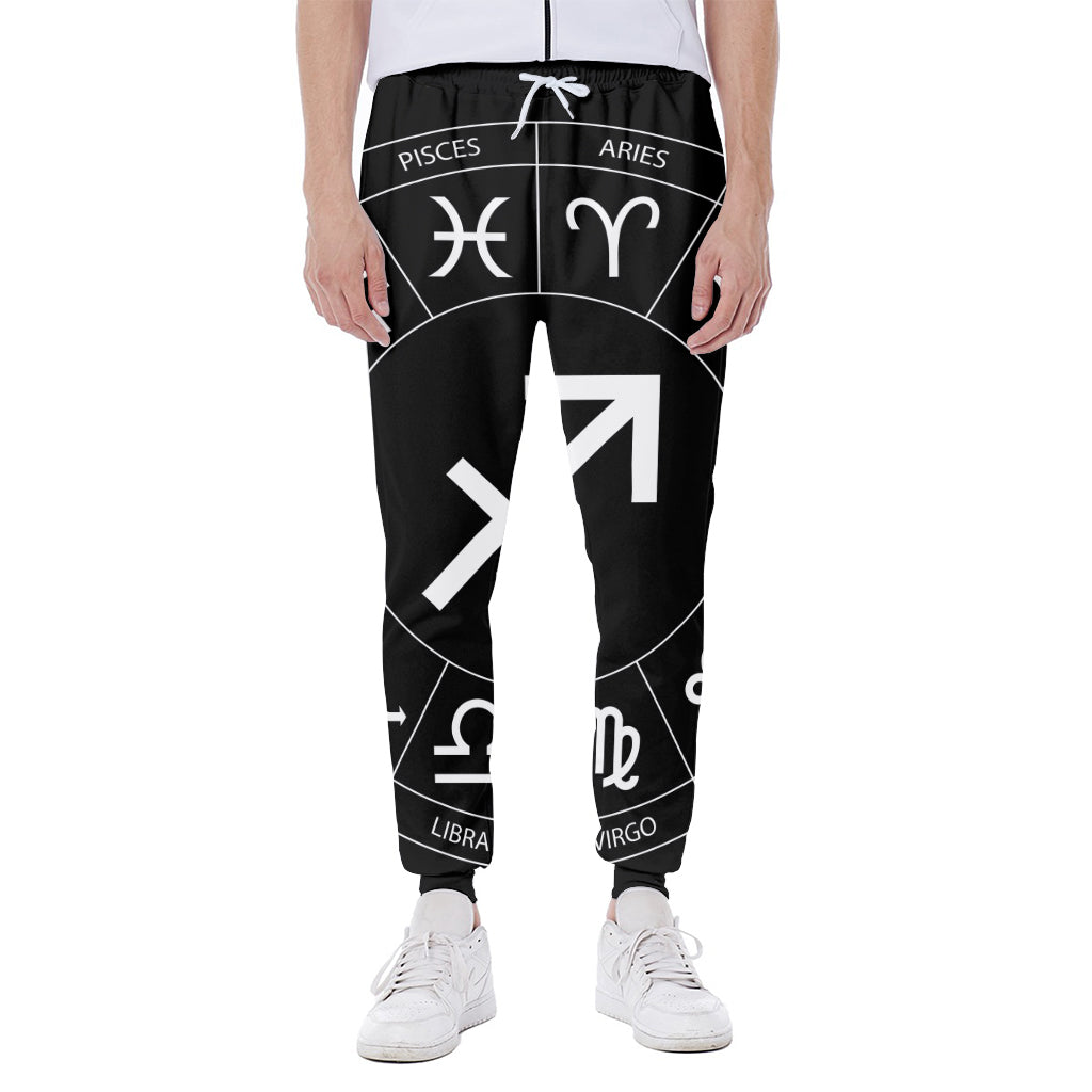 Astrology Sagittarius Sign Print Scuba Joggers