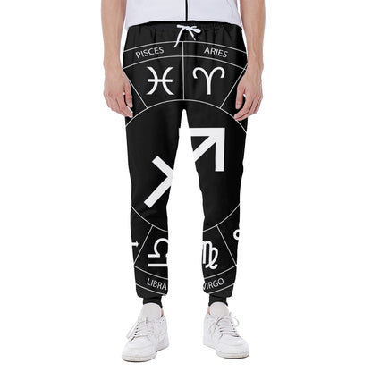 Astrology Sagittarius Sign Print Scuba Joggers