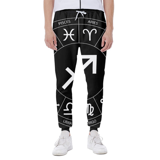Astrology Sagittarius Sign Print Scuba Joggers