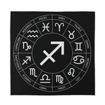 Astrology Sagittarius Sign Print Silk Bandana