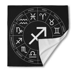 Astrology Sagittarius Sign Print Silk Bandana
