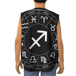 Astrology Sagittarius Sign Print Sleeveless Baseball Jersey
