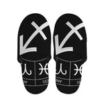 Astrology Sagittarius Sign Print Slippers