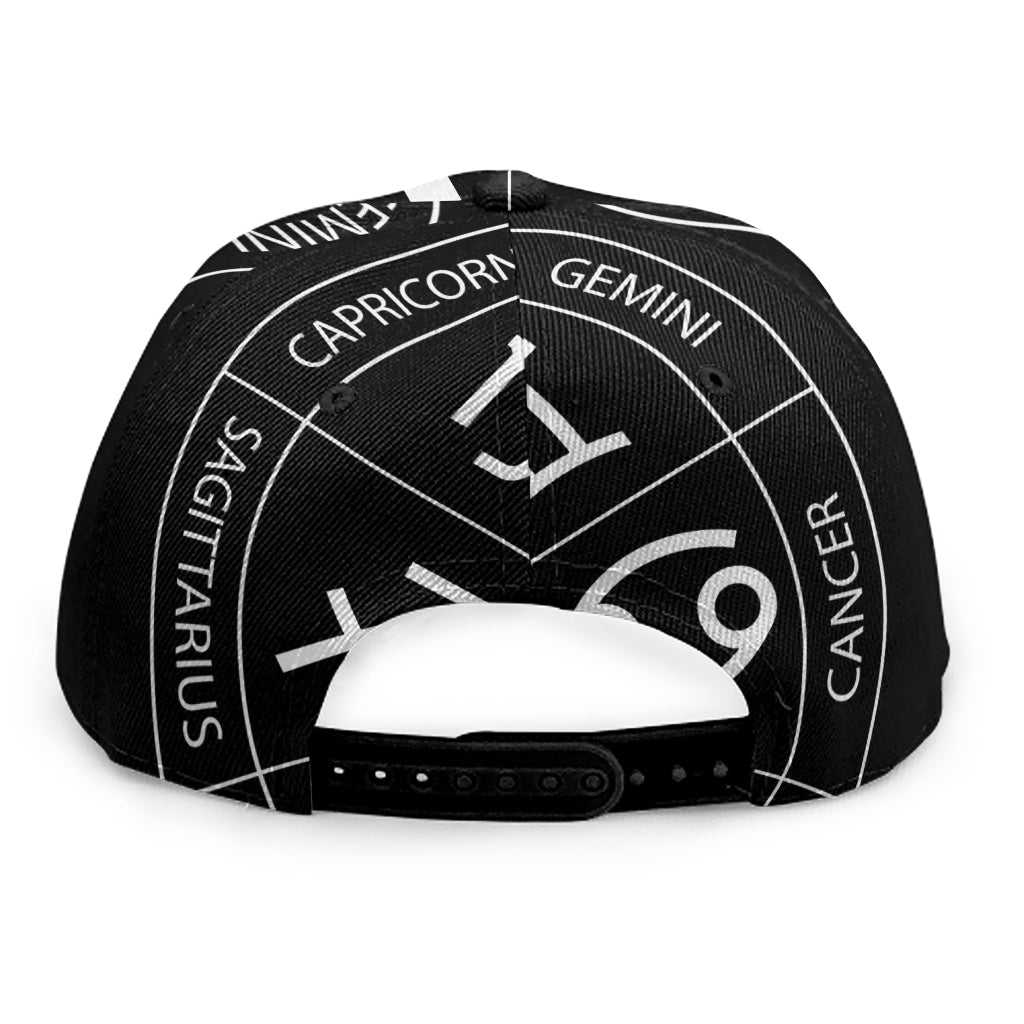 Astrology Sagittarius Sign Print Snapback Cap