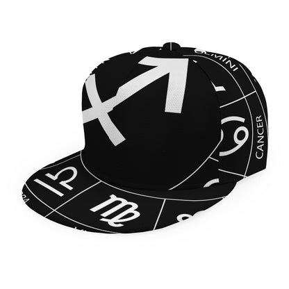 Astrology Sagittarius Sign Print Snapback Cap