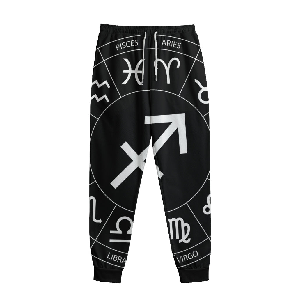 Astrology Sagittarius Sign Print Sweatpants