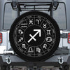 Astrology Sagittarius Sign Print Tire Cover