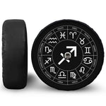 Astrology Sagittarius Sign Print Tire Cover With Camera Hole