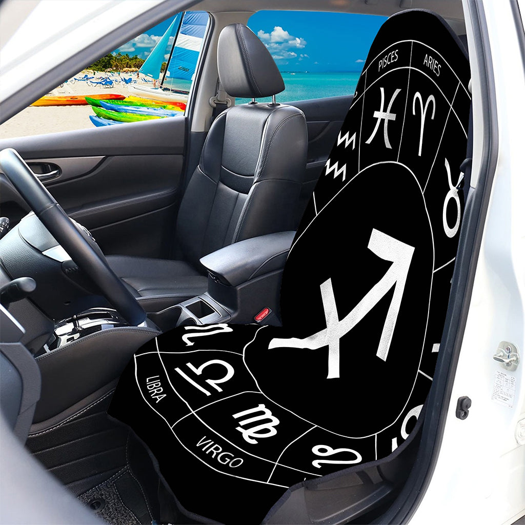 Astrology Sagittarius Sign Print Waterproof Car Seat Cover