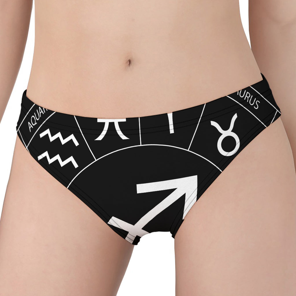 Astrology Sagittarius Sign Print Women's Panties