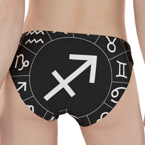 Astrology Sagittarius Sign Print Women's Panties