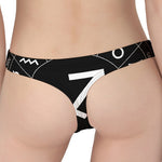 Astrology Sagittarius Sign Print Women's Thong