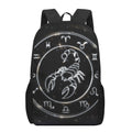 Astrology Scorpio Sign Print 17 Inch Backpack