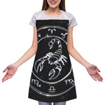 Astrology Scorpio Sign Print Adjustable Apron