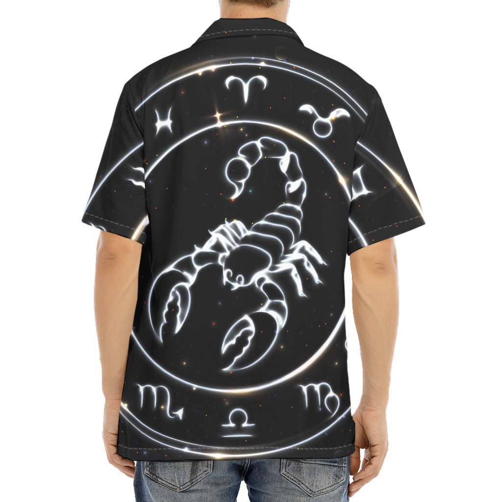 Astrology Scorpio Sign Print Aloha Shirt